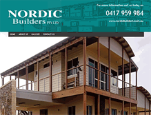 Tablet Screenshot of nordicbuilders.com.au